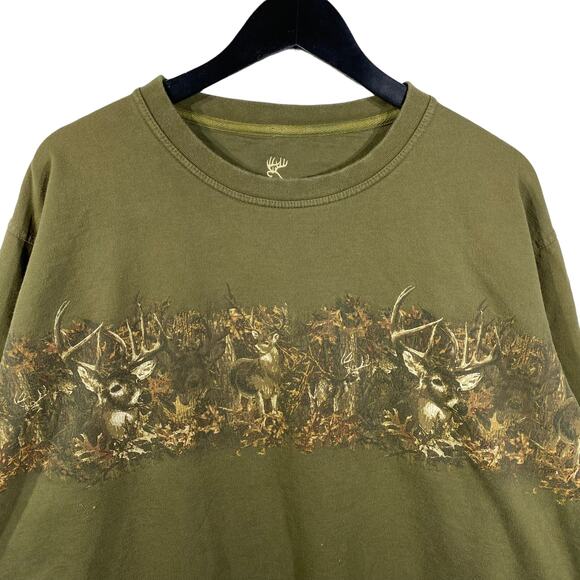North River Deer Pattern Crewneck - Picture 2 of 7